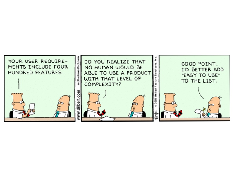 Dilbert - Ease of Use