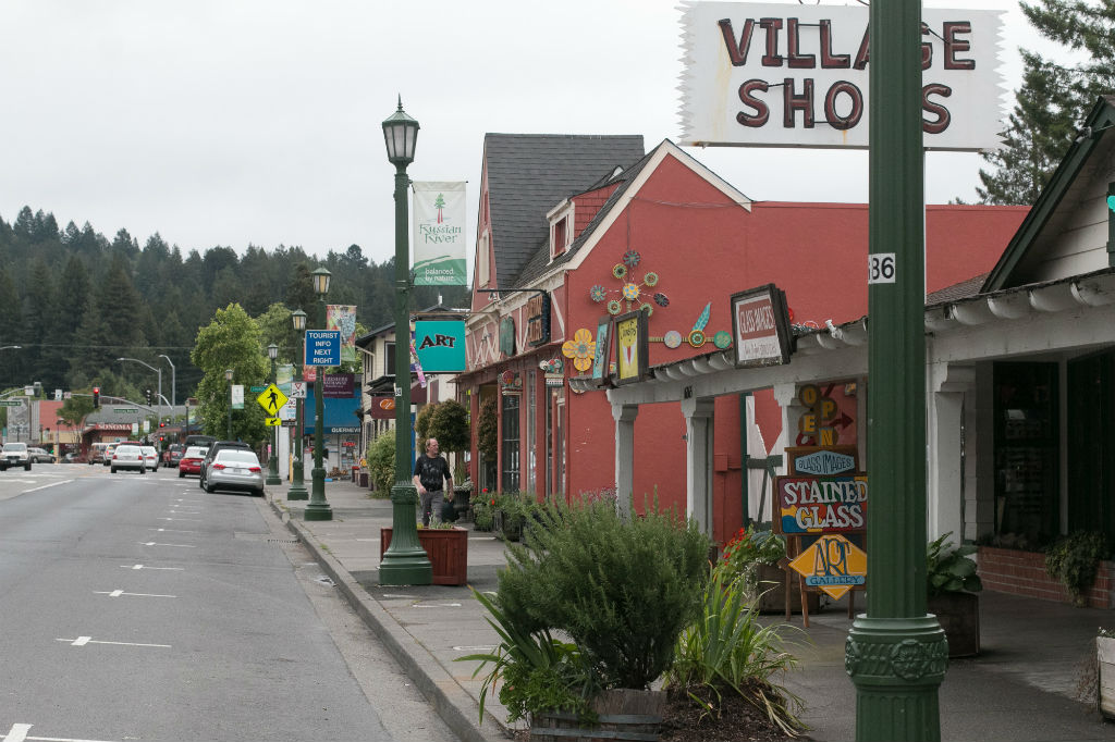 A view of Guerneville